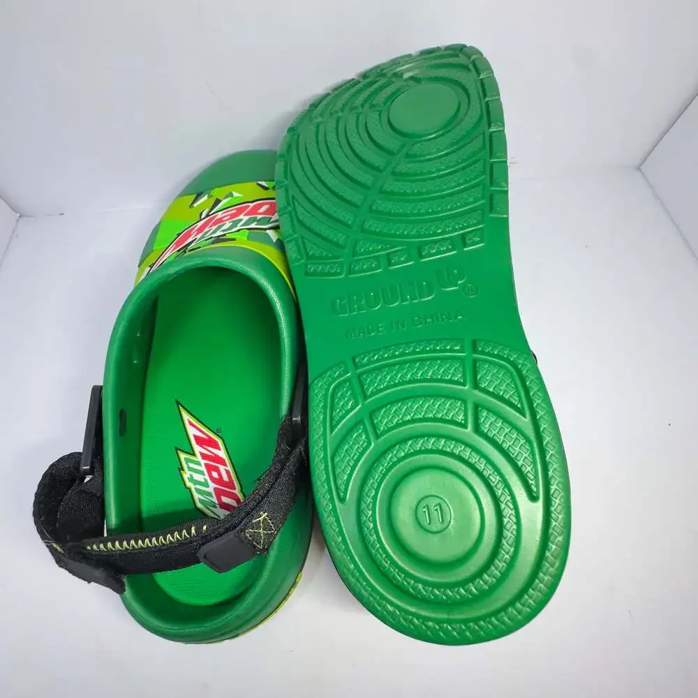 Ground Up Mountain Dew Men's Lightweight Cushioned EVA Clogwith Adjustable Strap